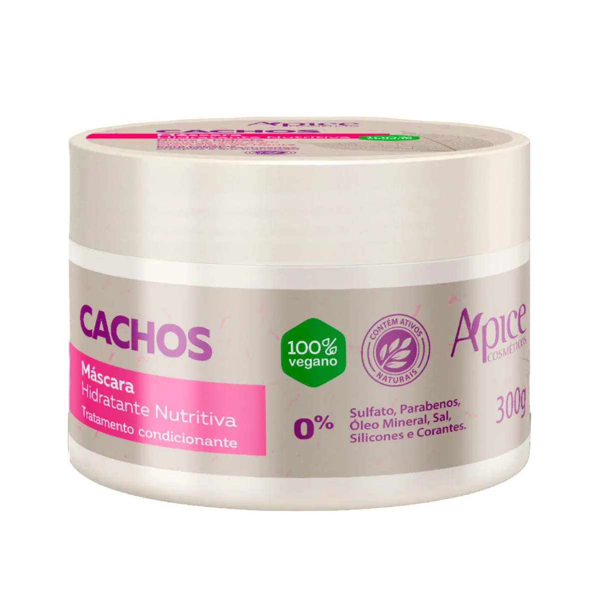 Máscara Hidratante Nutritiva Ápice Cachos 300g