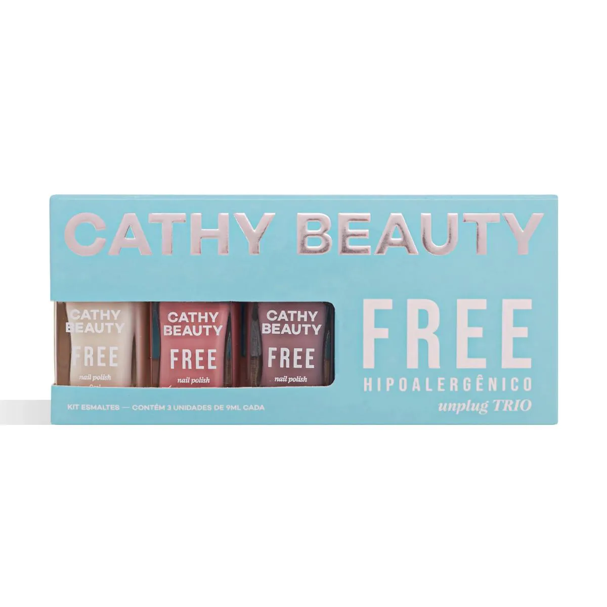 Cathy Beauty Kit Esmalte Free Unplug Trio