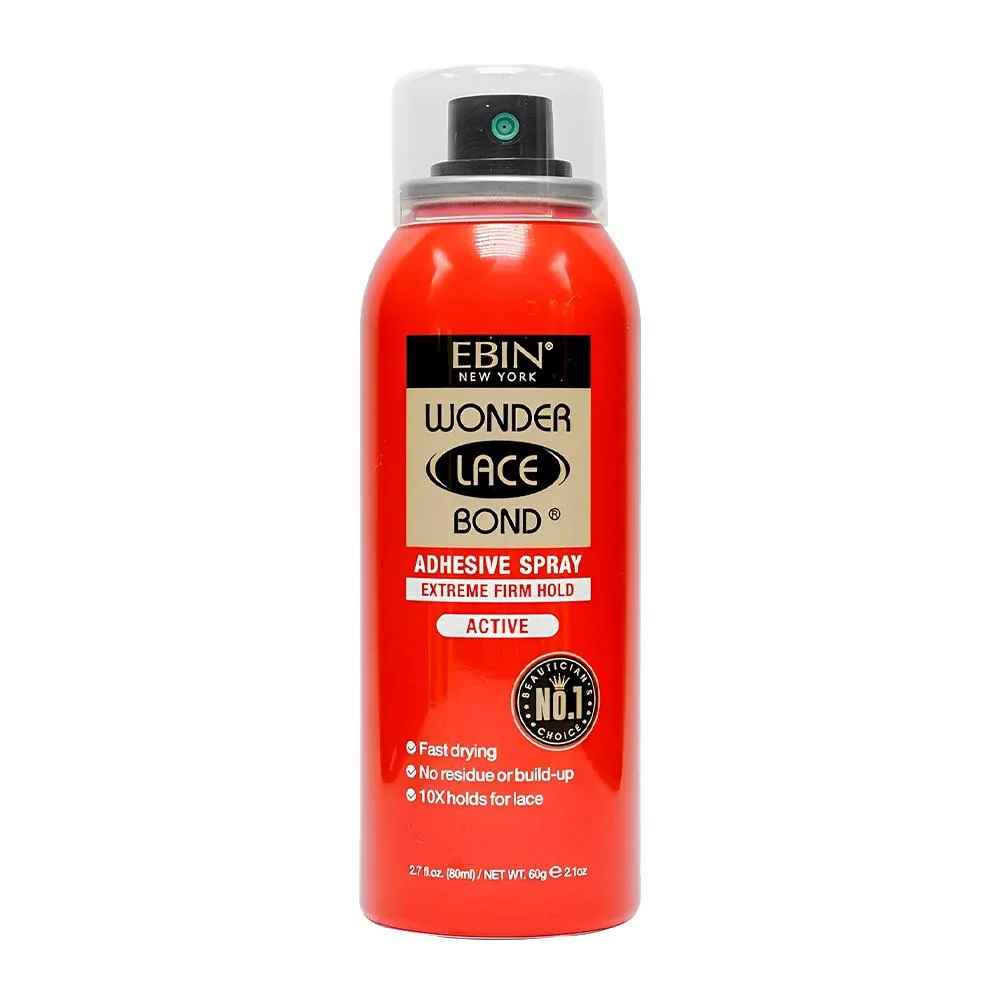 Spray Adesivo Perucas Ebin Wonder Lace Bond Active 80Ml