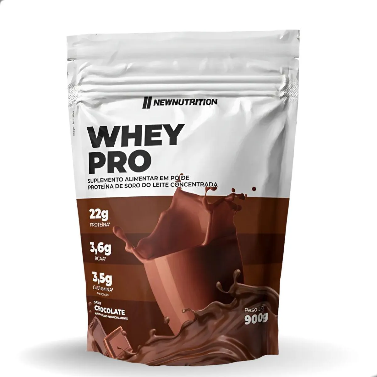 Whey Protein Pro 900G New Nutrition Chocolate