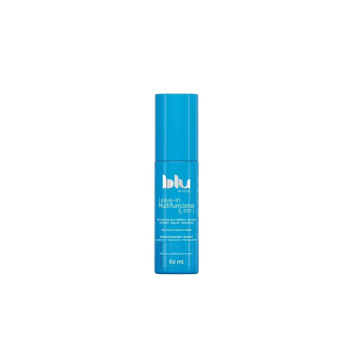 Leave In Spray Capilar Multifuncional Protetor Solar e Térmico Blu Magic Trip 60Ml