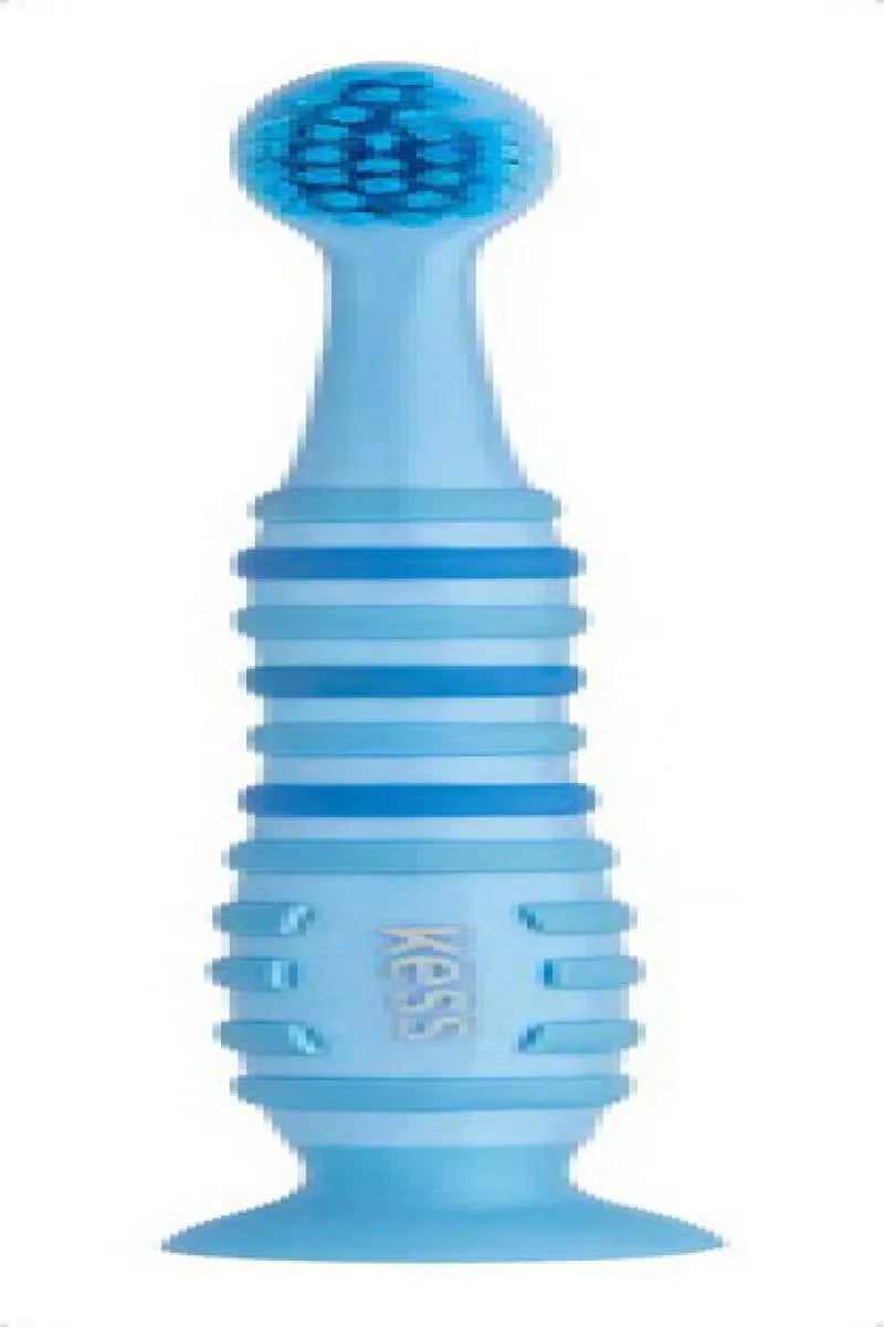 Escova Dental Azul Kess Pro Kids com Ventosa