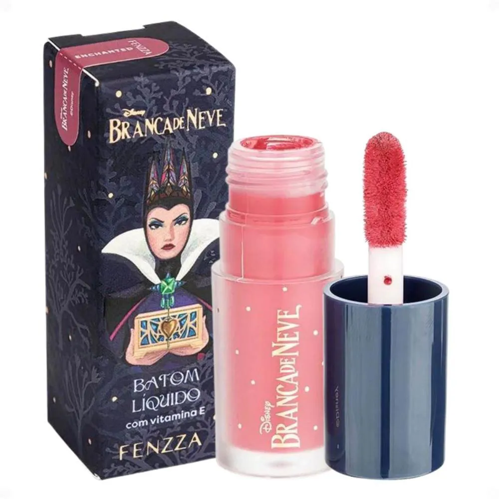 Batom Líquido Fenzza Disney Branca de Neve Rainha Má Enchanted Dis230