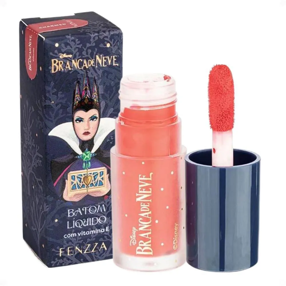 Batom Líquido Fenzza Disney Branca de Neve Raínha Má Charmed Dis230
