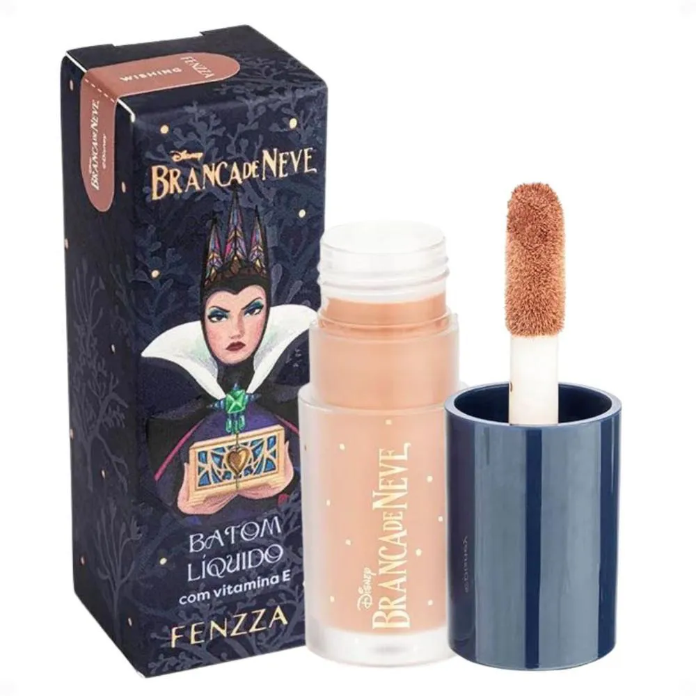Batom Líquido Fenzza Disney Branca de Neve Rainha Má Wishing Dis230