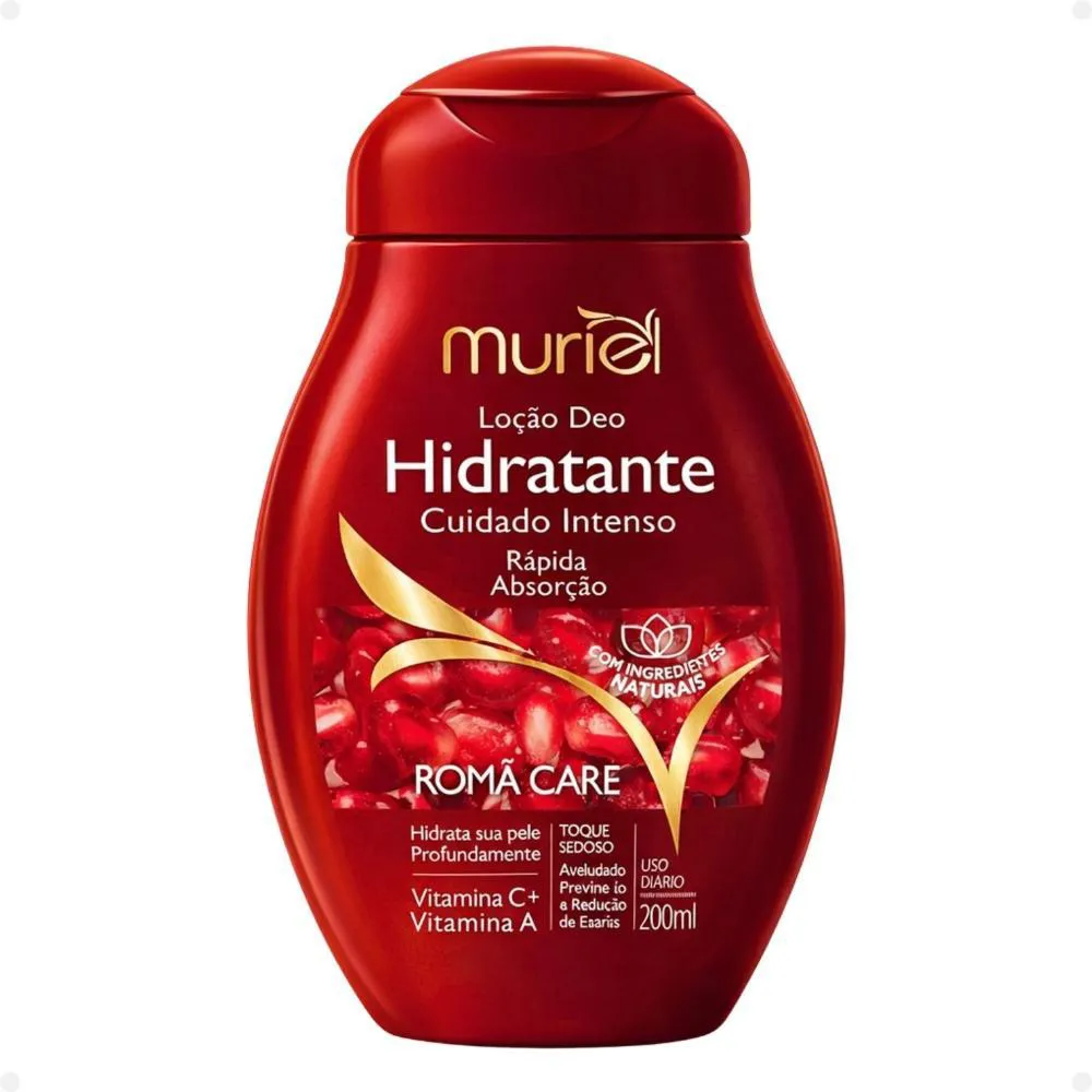 Loção Deo Hidratante Muriel Romã Care 200Ml