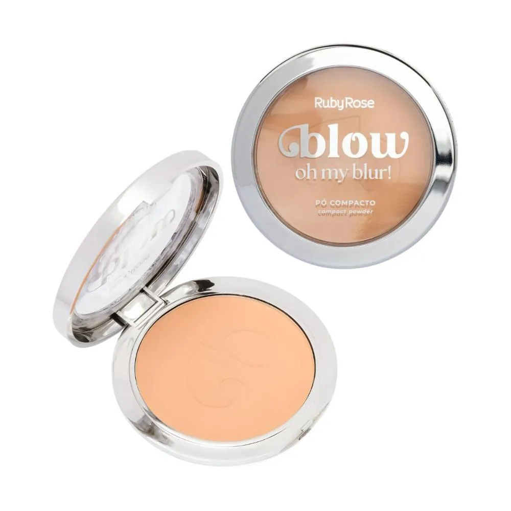 Pó Compacto Ruby Rose Blow Oh My Blur! P-Bw30 Hb-M405-3