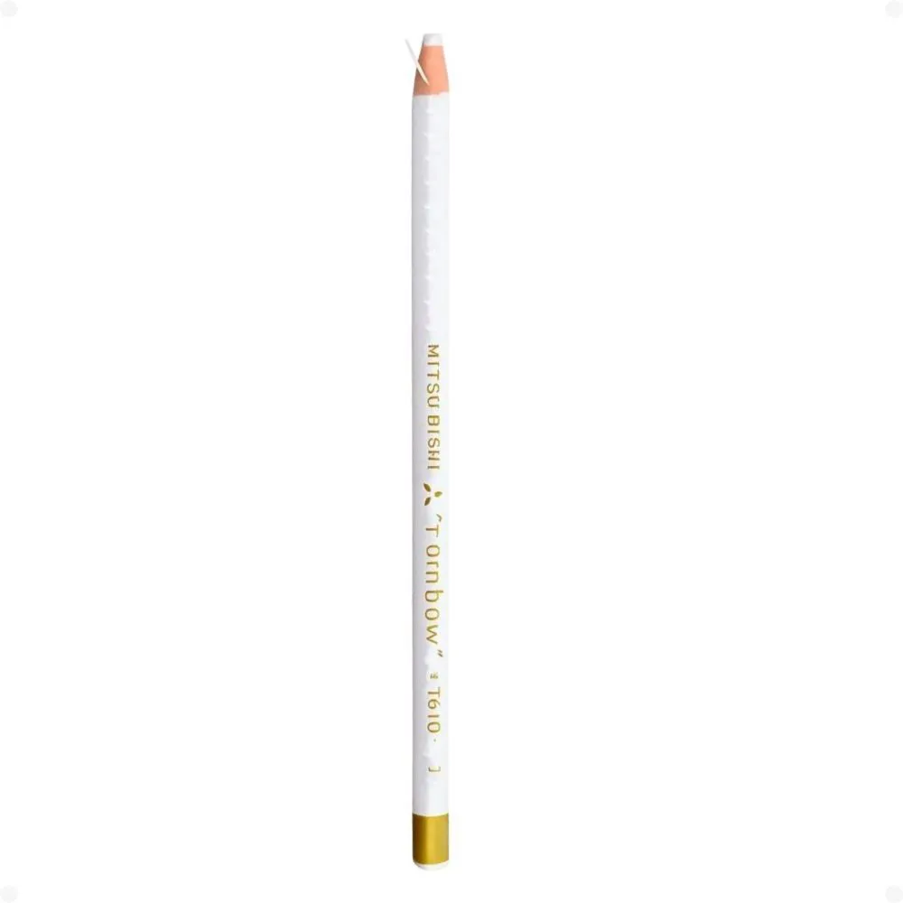 Lápis Dermatográfico Mitsubishi Rainbow Branco 7610-1