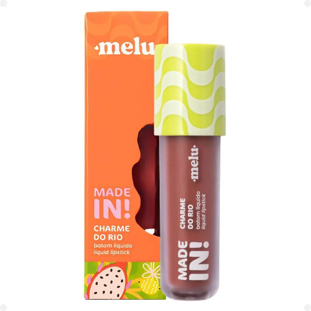 Batom Líquido Melu Made In! Charme do Rio Ipanema Rr-L6202-8