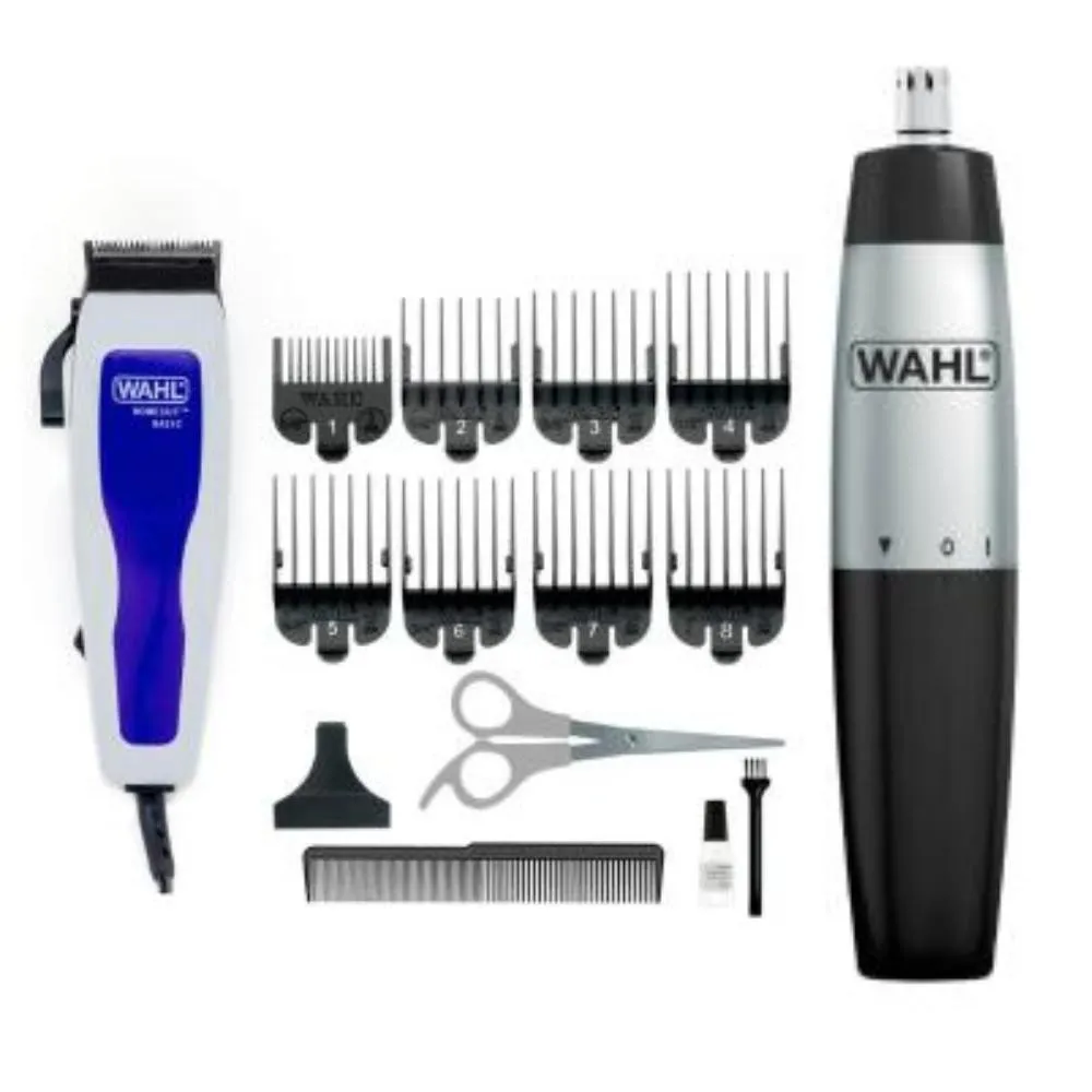 Máquina Wahl Home Cut + Aparador Nasal Trimmer Wahl