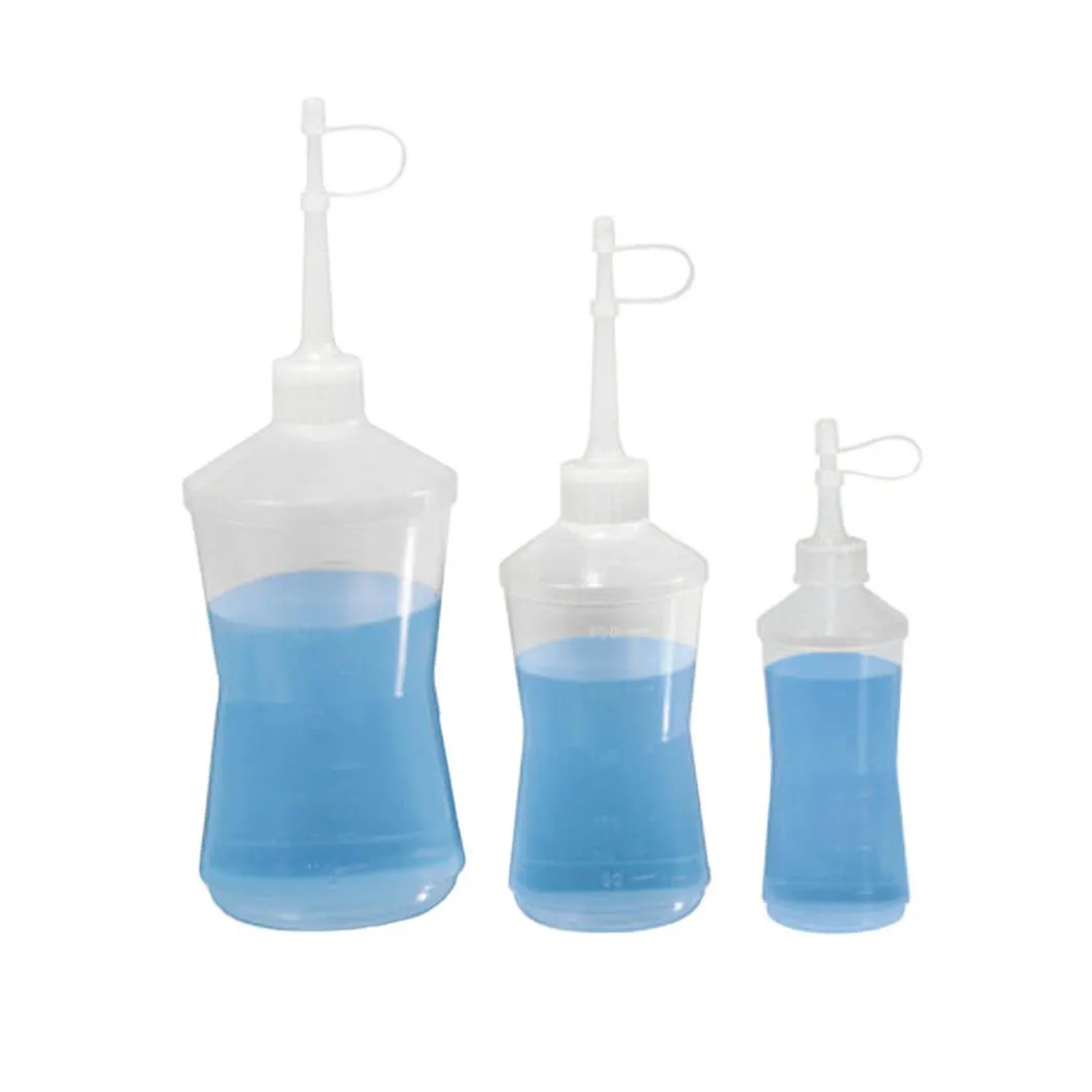 Almotolia 250Ml Branca Bico Reto Pacote com 24 Unidades J Prolab