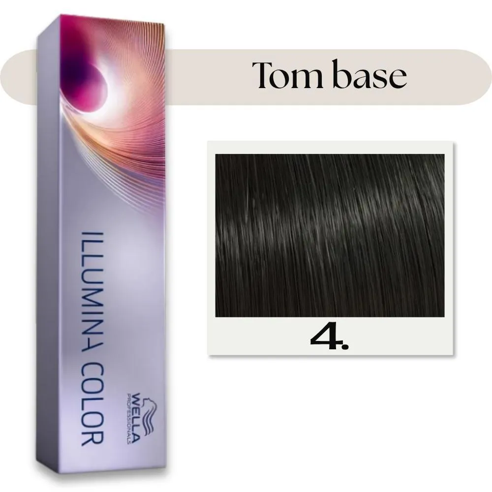 Wella Professionals Illumina Color 4. Castanho Médio - Coloração 60Ml