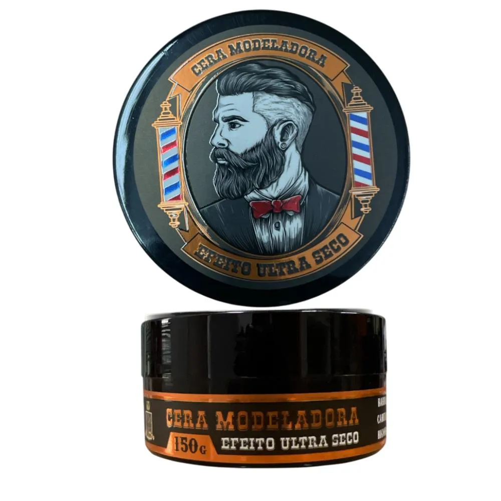 Cera Modeladora Barba Cabelo Bigode Ultra Seco 150G