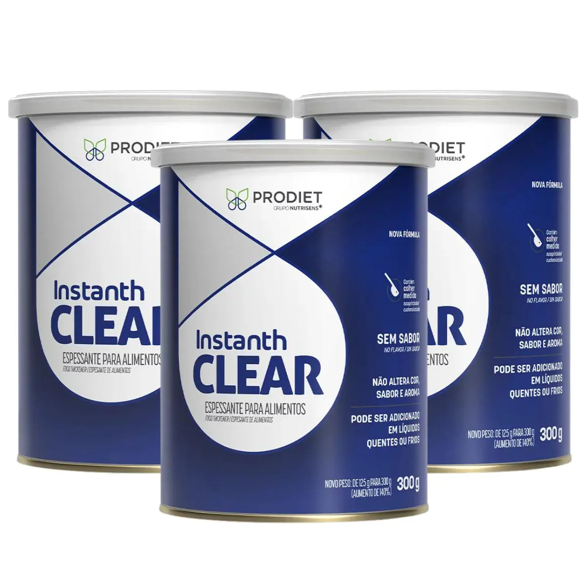 3X Espessante Instanth Clear Prodiet sem Sabor 300G