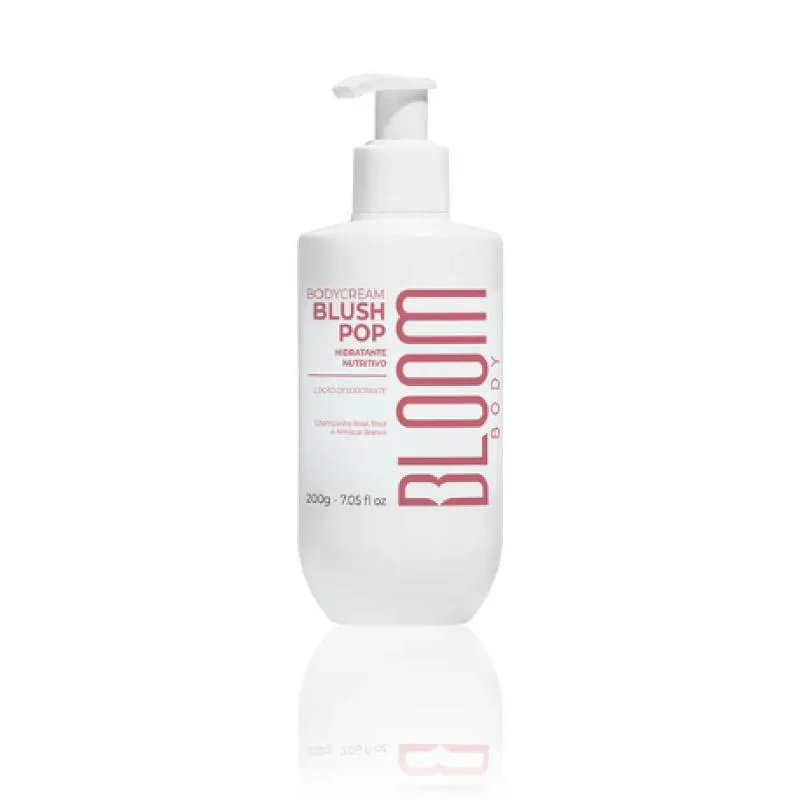 Blush Pop Body Cream - Desodorante Hidratante 200G - Bloom