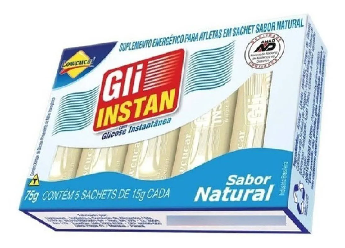 Gli-Instan Açúcar Liquido Glicose Instantânea - 5 Sachês 15G Natural