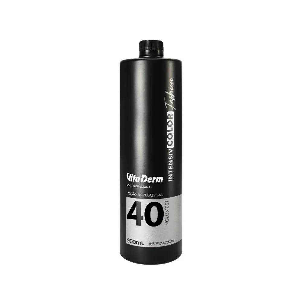 Agua Oxigenada Vita Derm Intensiv Color Fashion 40 Volumes 900 Ml