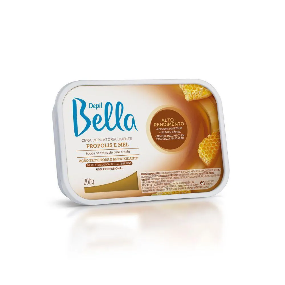 Depil Bella Cera Depilatória Própolis e Mel 200G