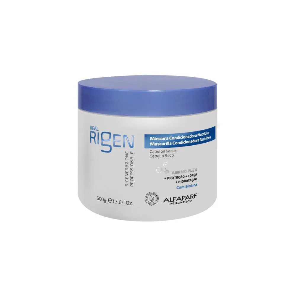 Máscara Alfaparf Real Rigen Condicionadora Nutritiva 500 G