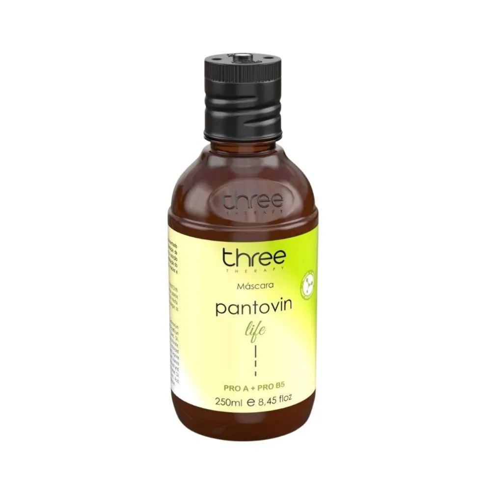 Máscara Three Therapy Pantovin Life Fortalecimento 250 Ml