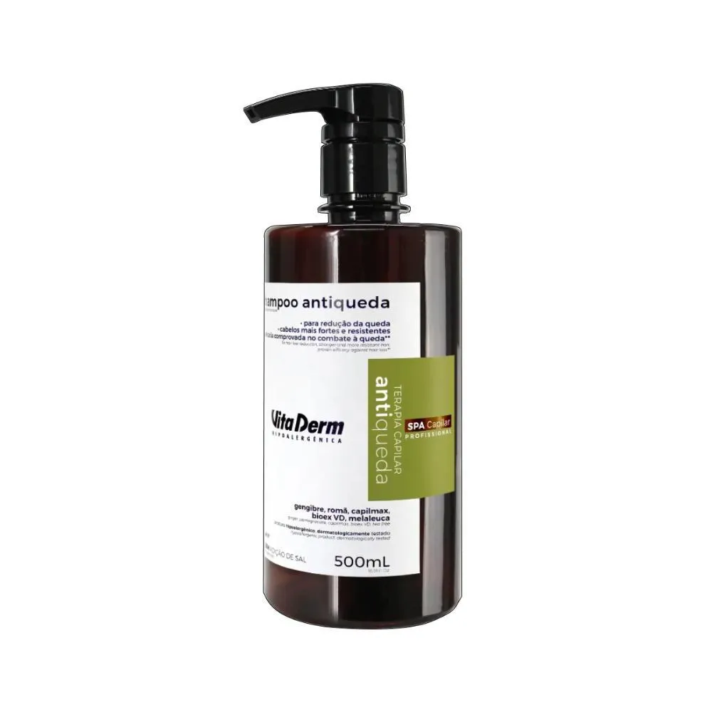 Shampoo Vita Derm Terapia Capilar Shampoo Antiqueda 500 Ml