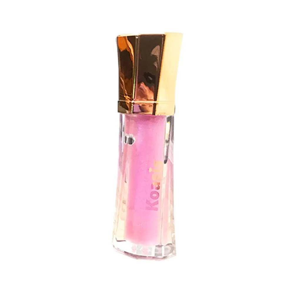 Lip Gloss Koasis Diamond Brilho Perolado 4,5Ml Rosa Chiclete