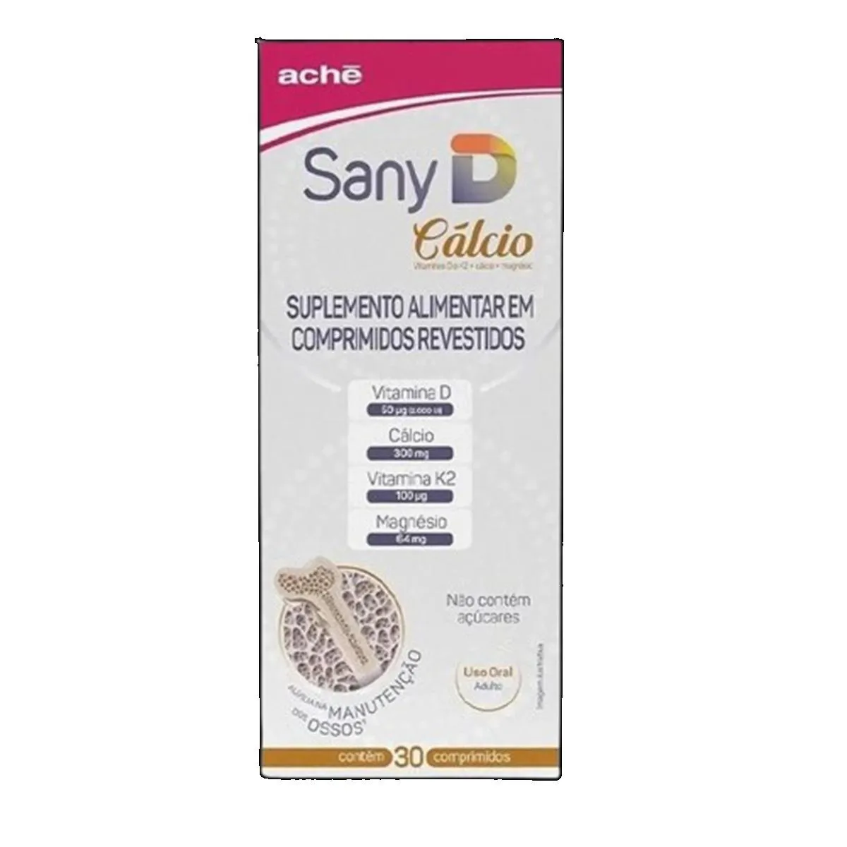 Sany D Cálcio 30 Comprimidos - Ache