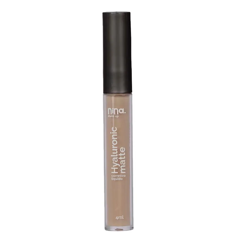 Nina Makeup Hyaluronic Matte 1 Corretivo Líquido 4Ml