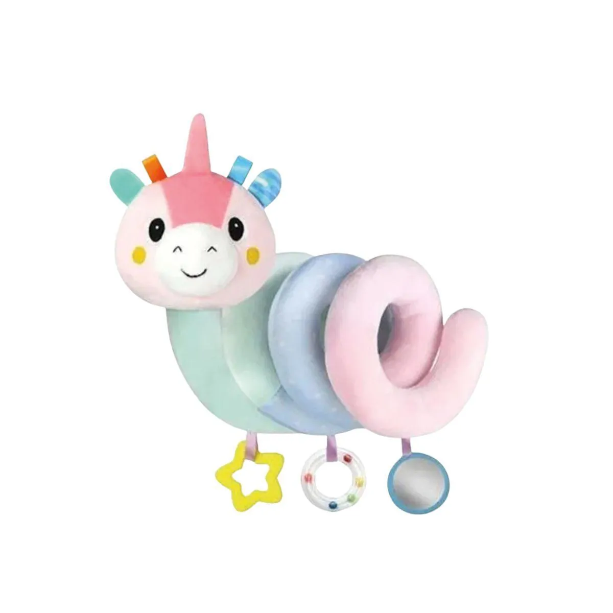 Móbile Chocalho Espiral Carrinho Cadeira Easy Maxi Baby Rosa