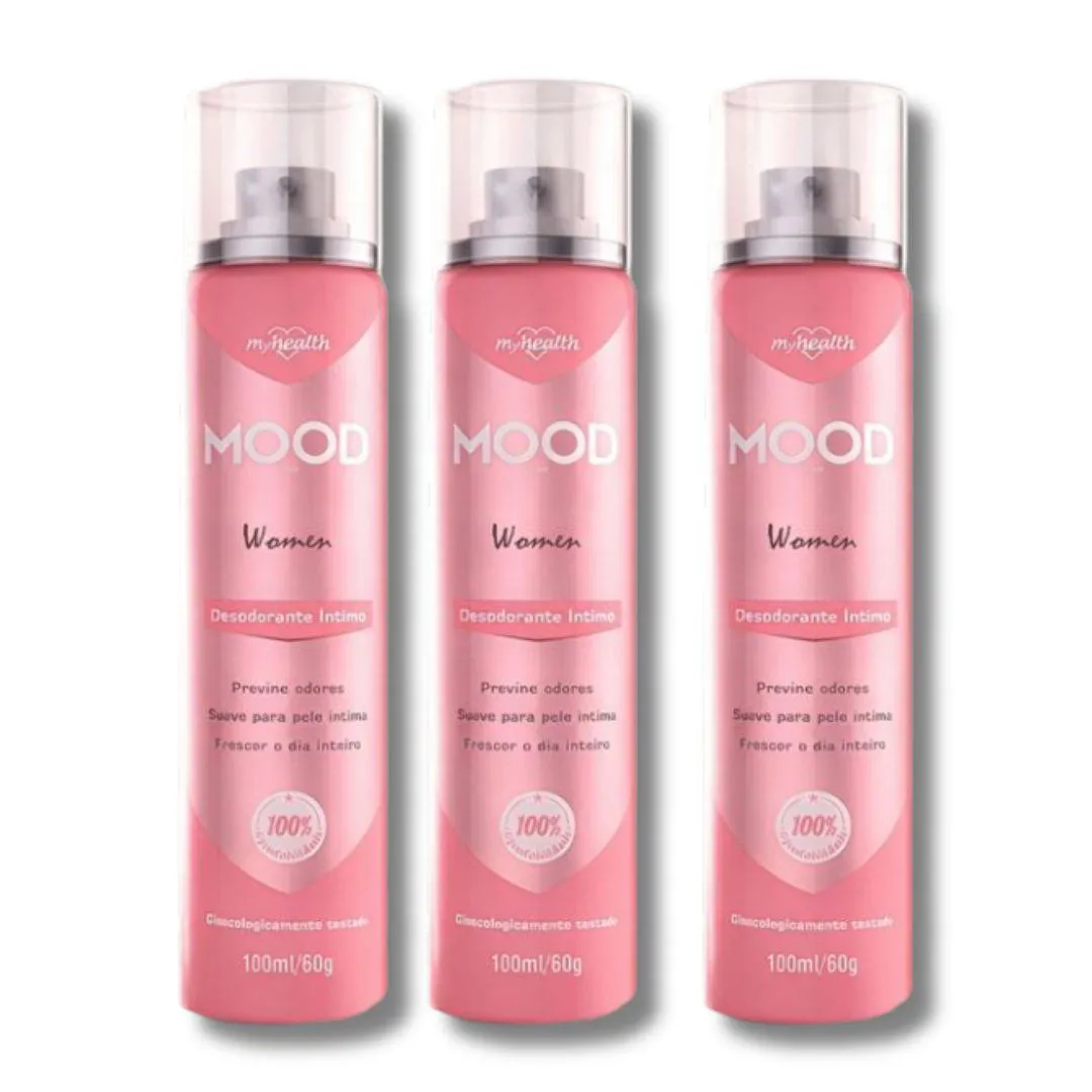 Kit C3 Desodorante Íntimo My Health Conforto Diário 100Ml