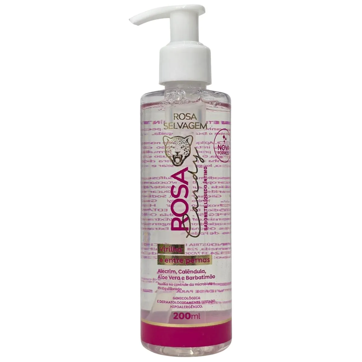 Sabonete Líquido Íntimo Rosa Candy Rosa Selvagem 200Ml