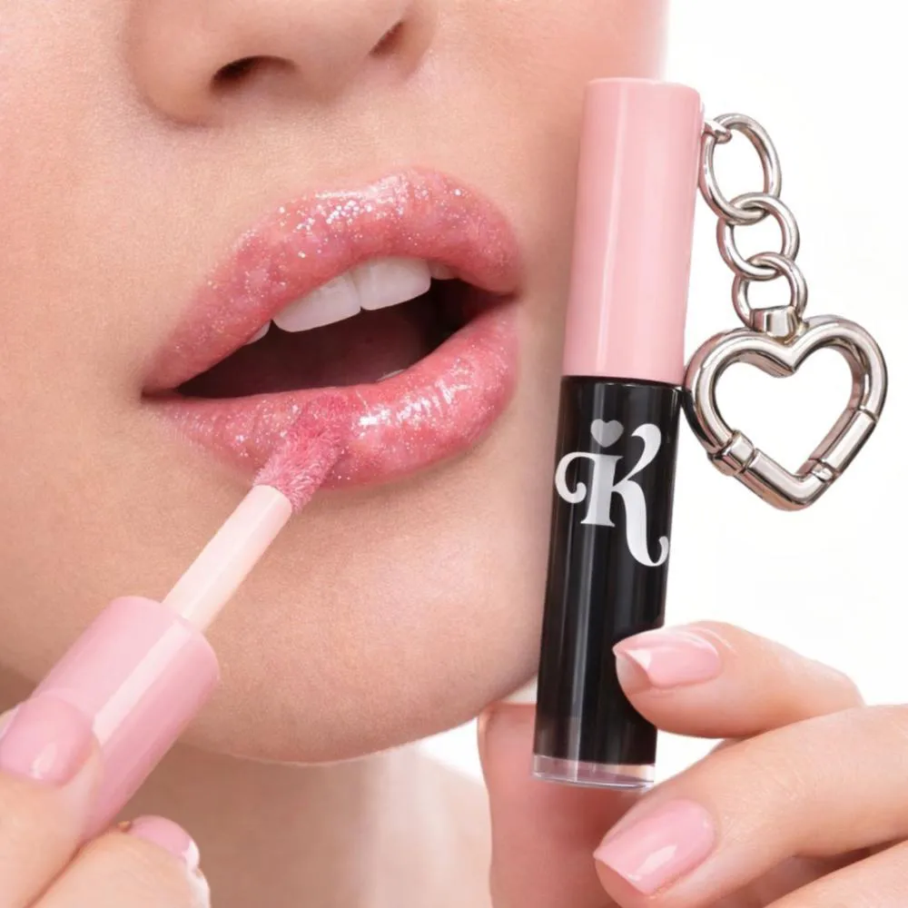Gloss Labial e Blush Karen Bachini Beauty Preto Tatoo com Adesivos