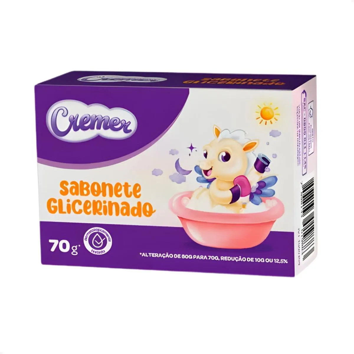 Sabonete Inf Cremer Glicerinado 70 Gramas Infantil 1 Unidade