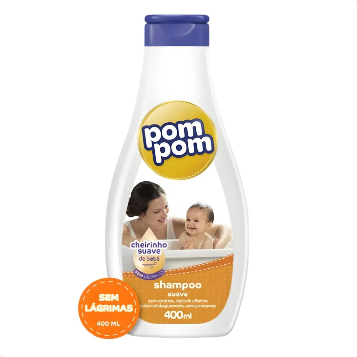 Shampoo Pom Pom Inf Cheiro Suave 400Ml Infantil sem Parabeno