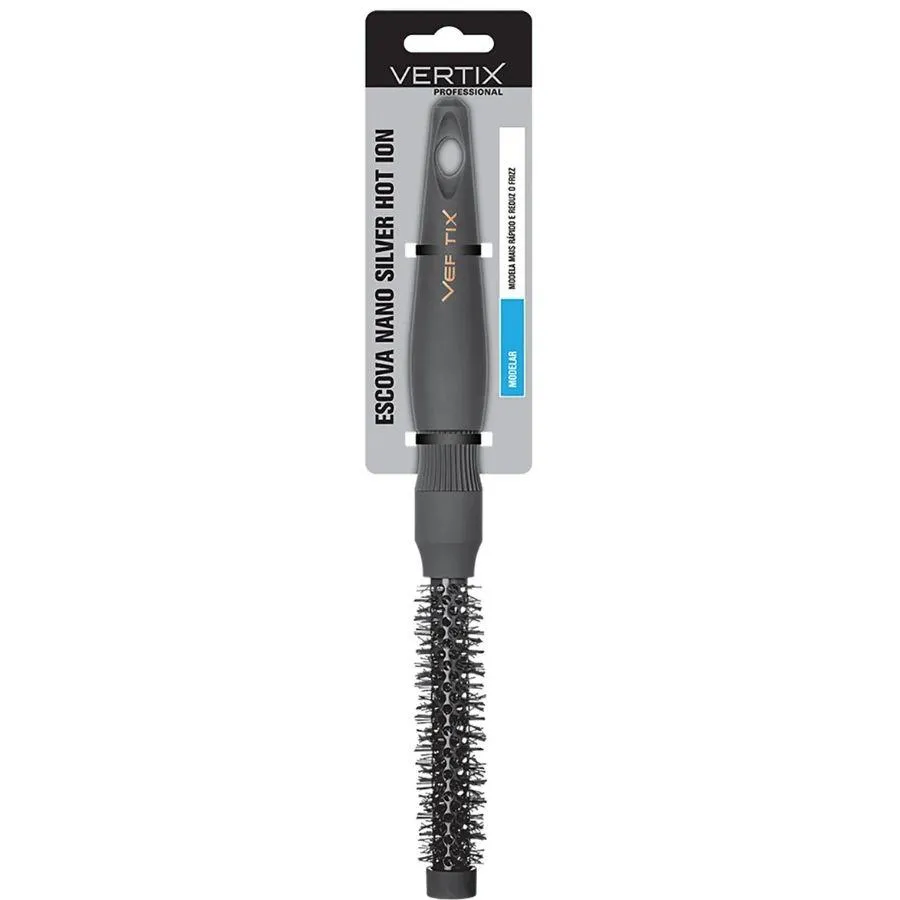 Escova 12Mm Nano Silver Hot Ion Nº 1477 - Vertix