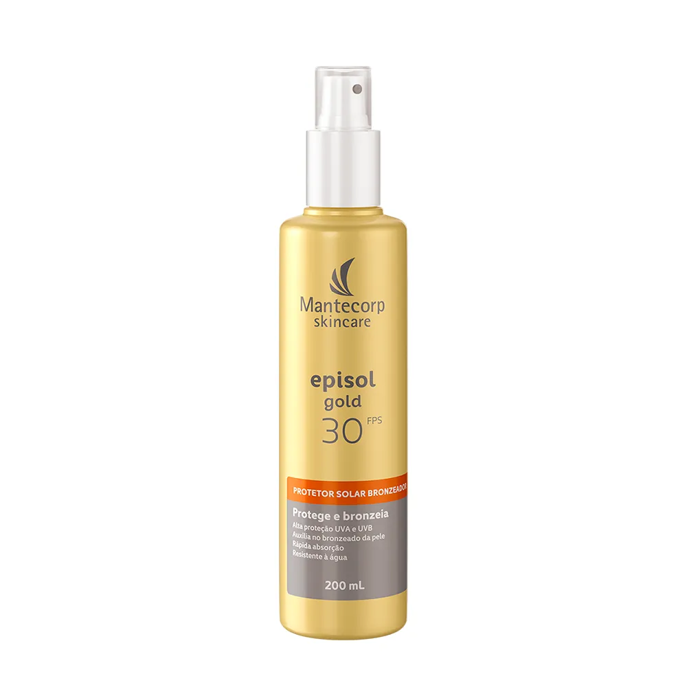 Protetor Solar Bronzeador Episol Gold Fps 30 200Ml