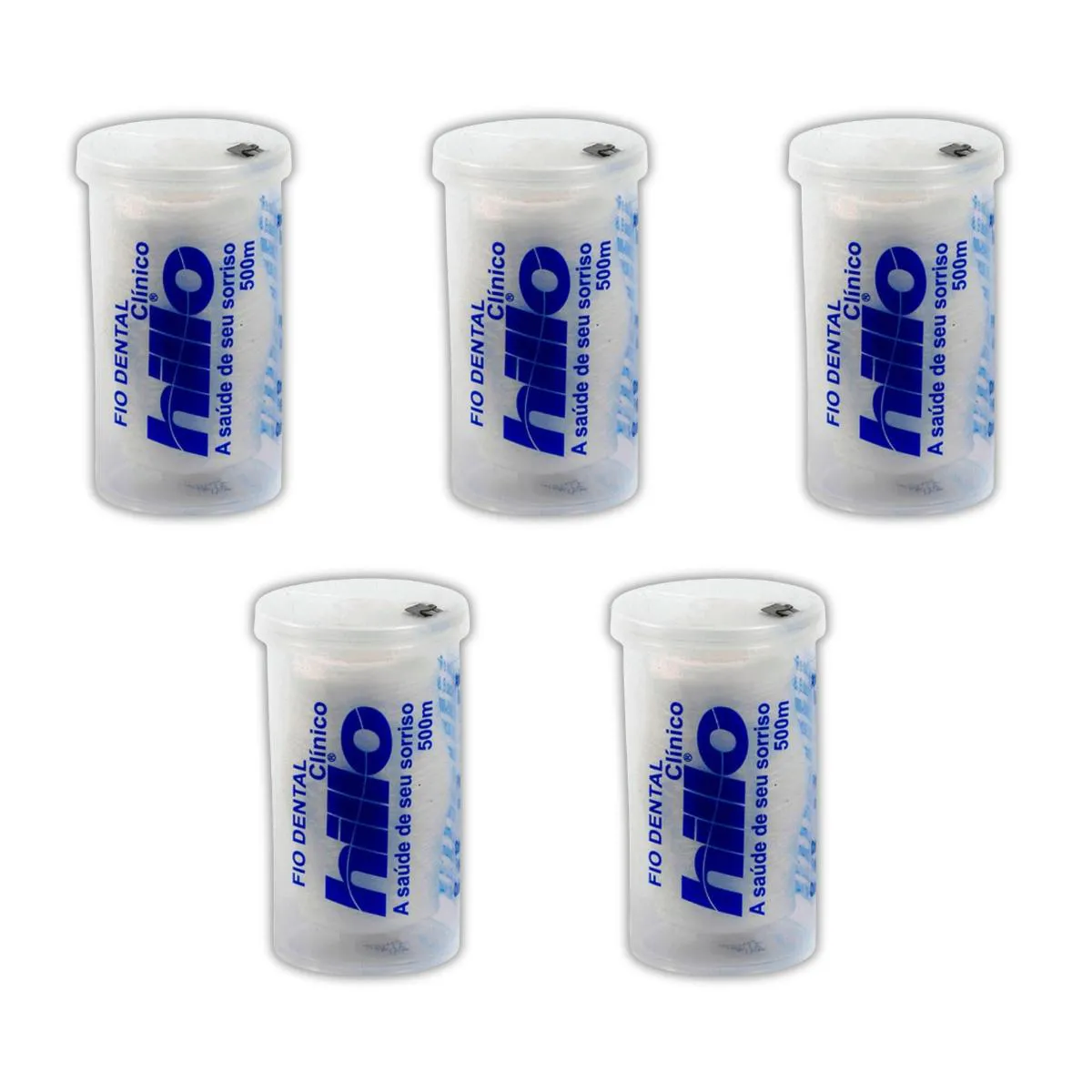 Kit 5 Fio Dental 500M - Hillo