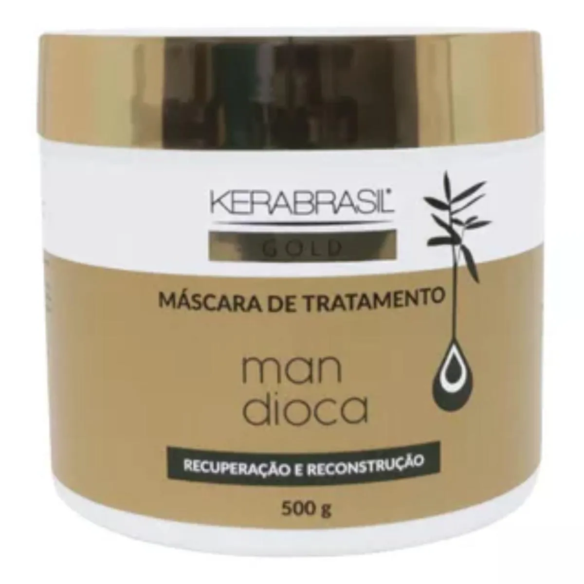 Máscara Tratamento Gold Mandioca 500G – Kerabrasil