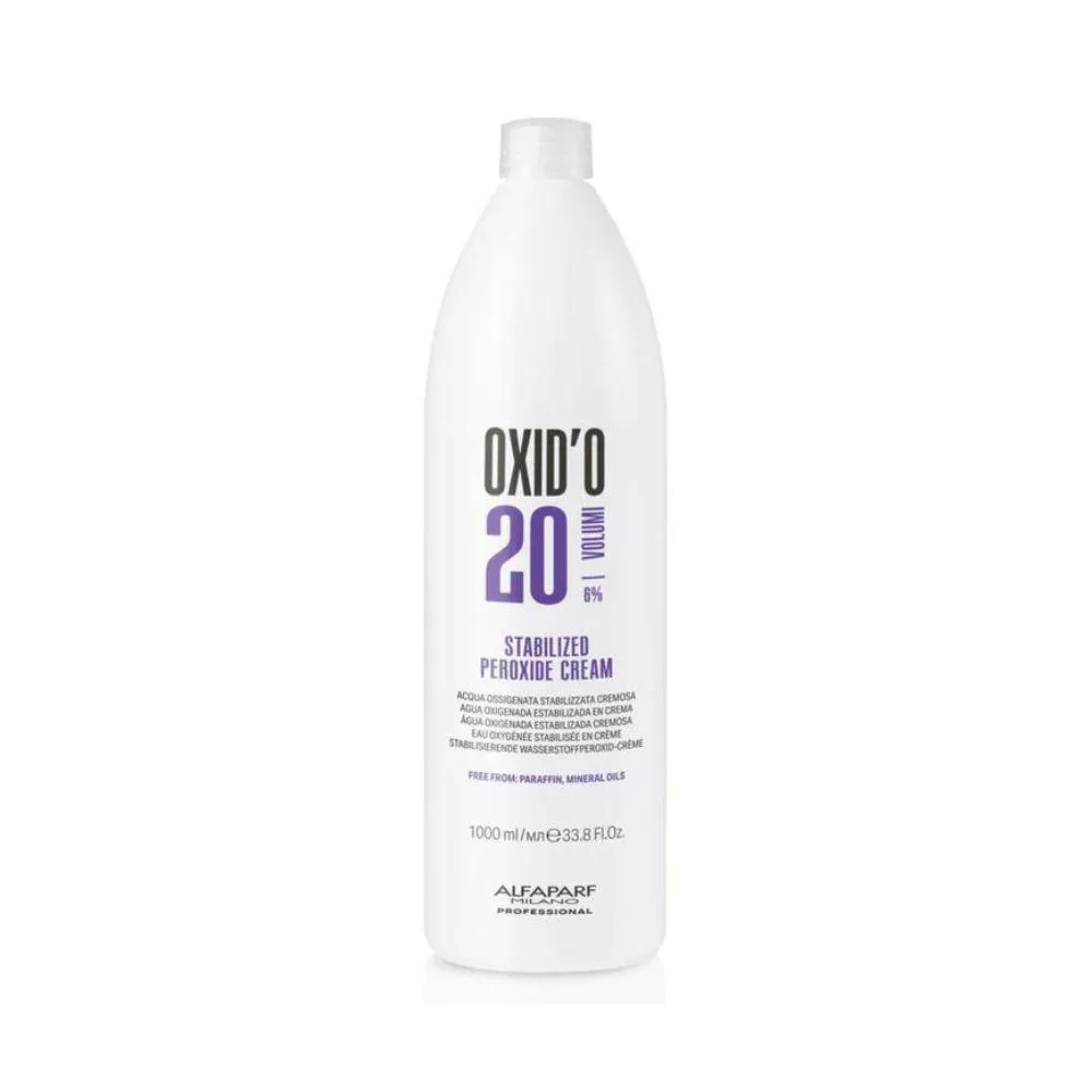 Agua Oxigenada Alfaparf Oxid'O 6% 20 Volumes 1 Litro