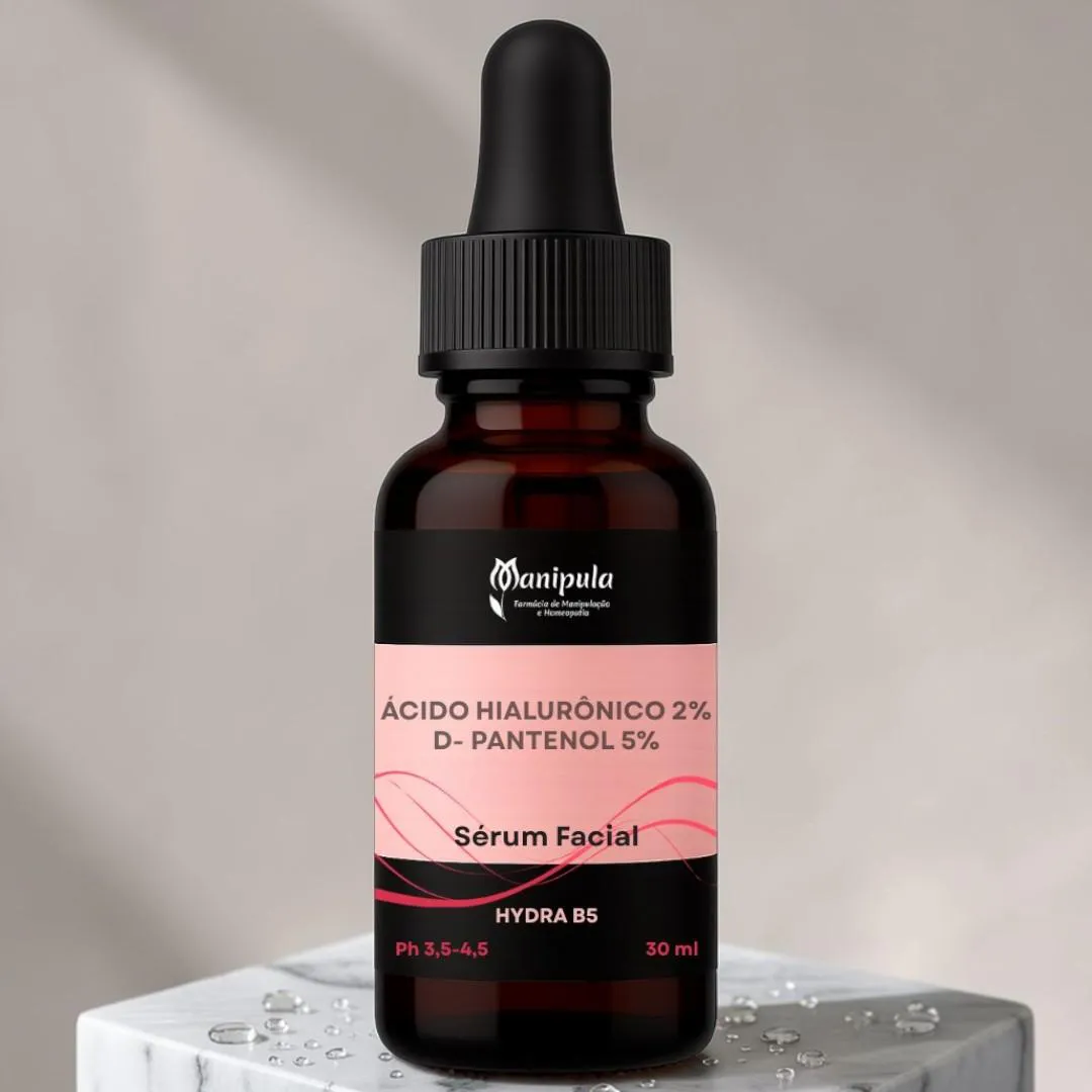 Sérum Hidratante de Ácido Hialurônico 2 % + D-Pantenol 5 % | Hydra B5 - 30 Ml