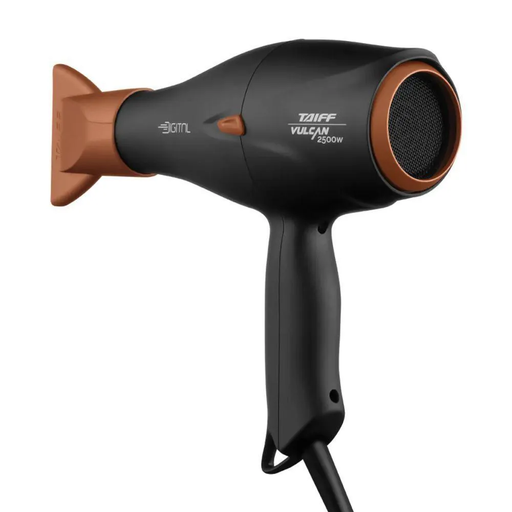 Secador de Cabelo Vulcan Digital 2500W Preto 220V
