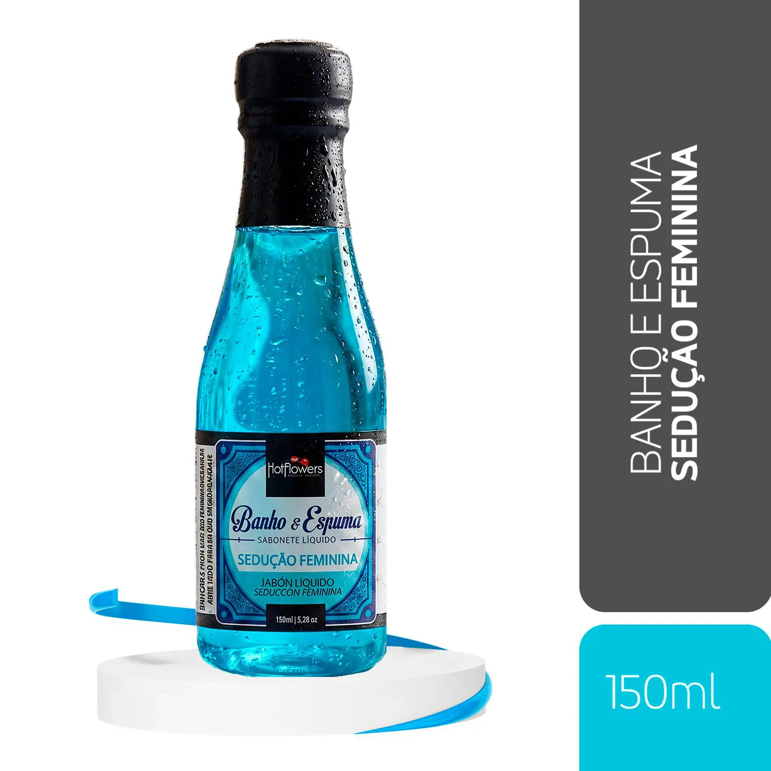 Espuma de Banho para Relaxamento com Aroma Sedução Feminina 150ml