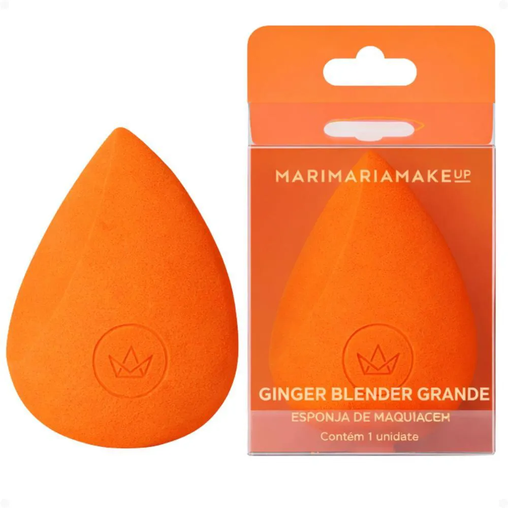 Esponja de Maquiagem Mari Maria Makeup Ginger Blender Grande