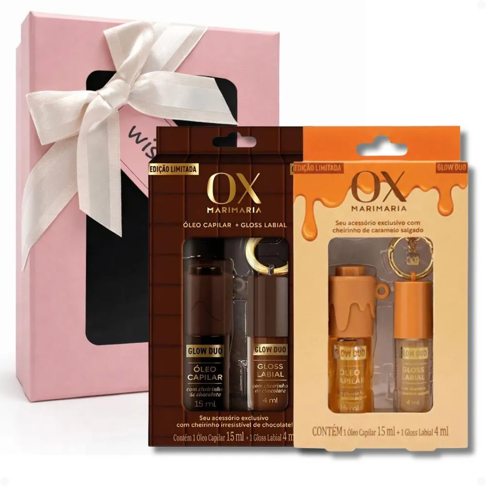 Kit Presente Mari Maria Glow Duo: Caramelo Salgado e Chocolate