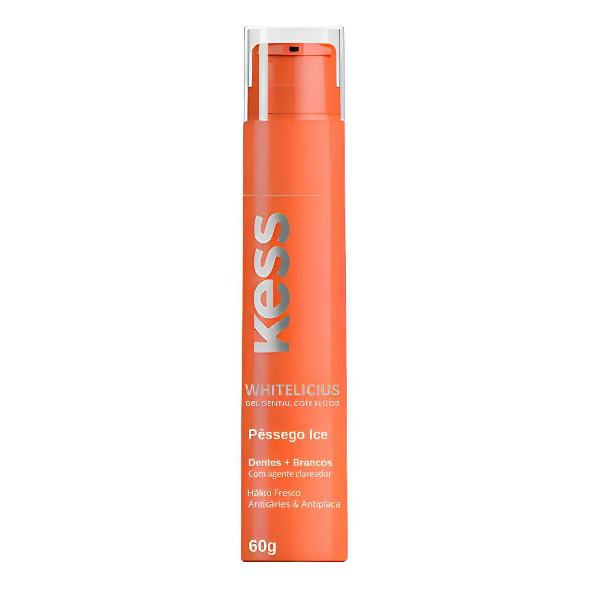 Kess Whitelicious Gel Dental Pêssego Ice 60G