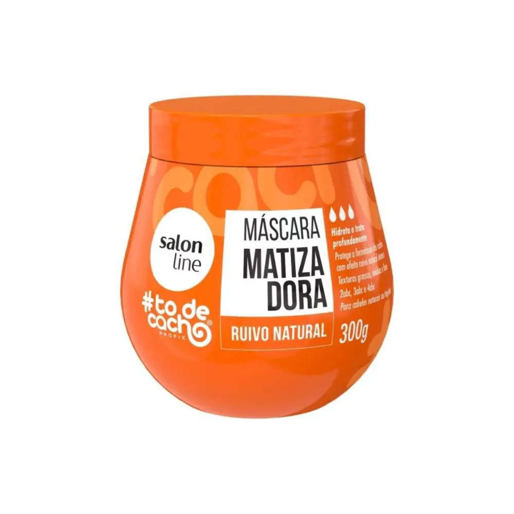 Salon Line #Todecacho Máscara Matizadora Ruivo Natural 300G