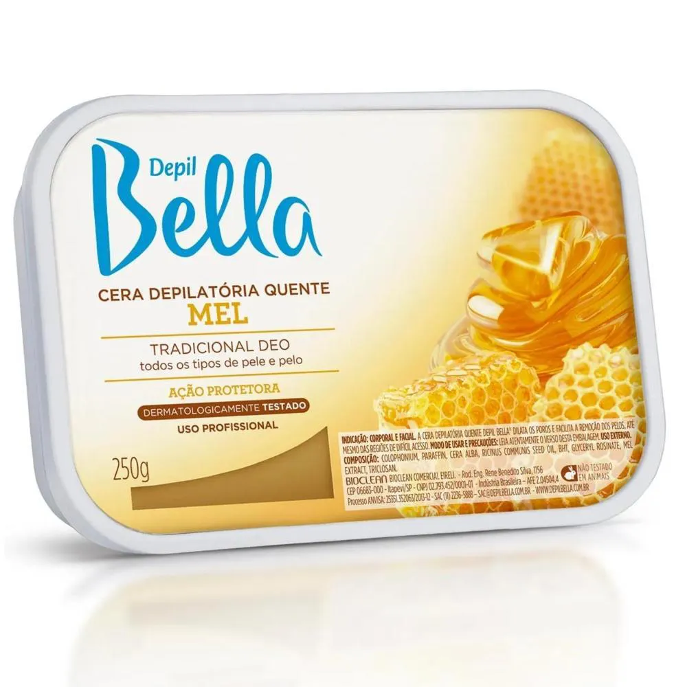 Cera Quente em Barra Depil Bella Mel Deo 1 Kilo