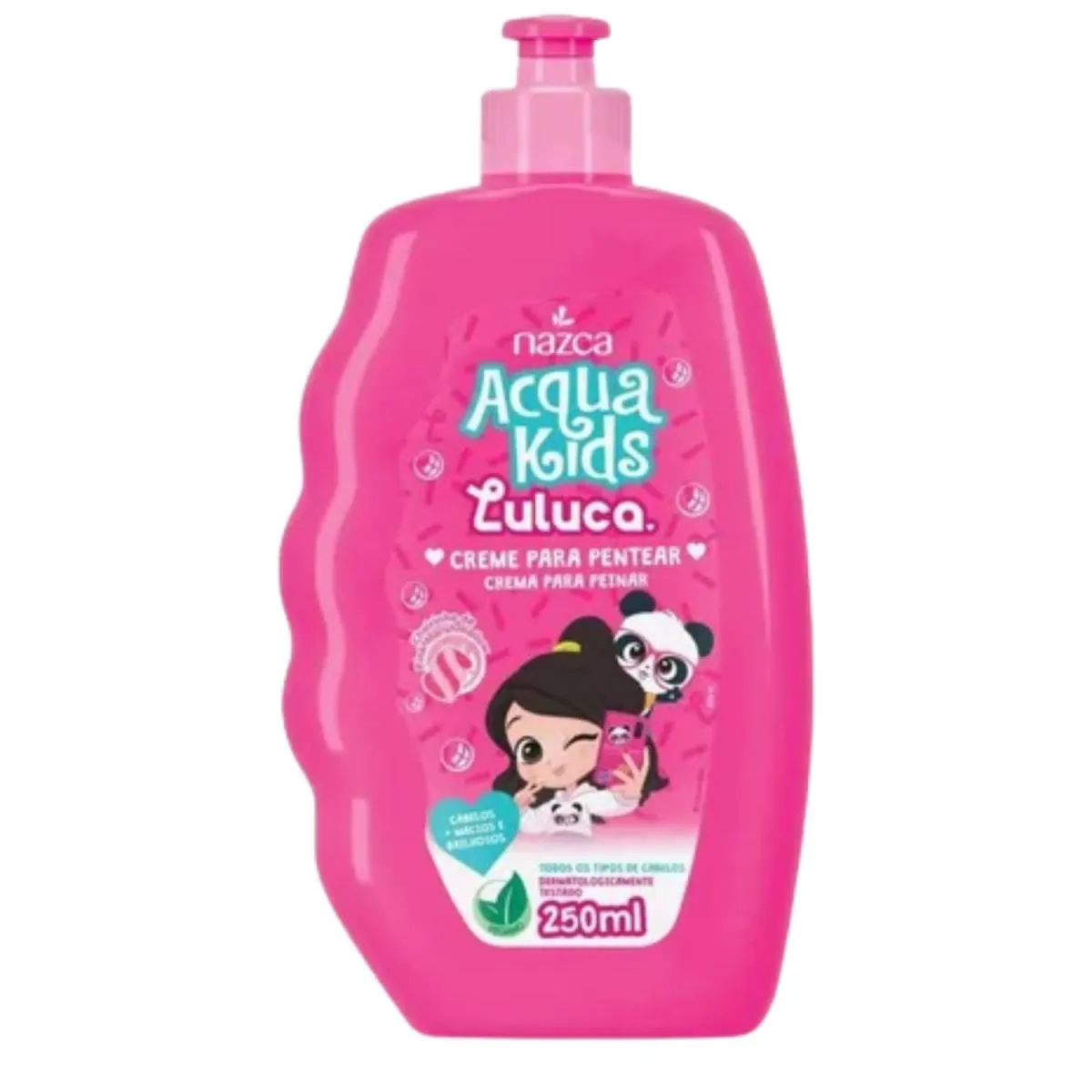 Creme para Pentear Acqua Kids Luluca 250Ml Desembaraçante