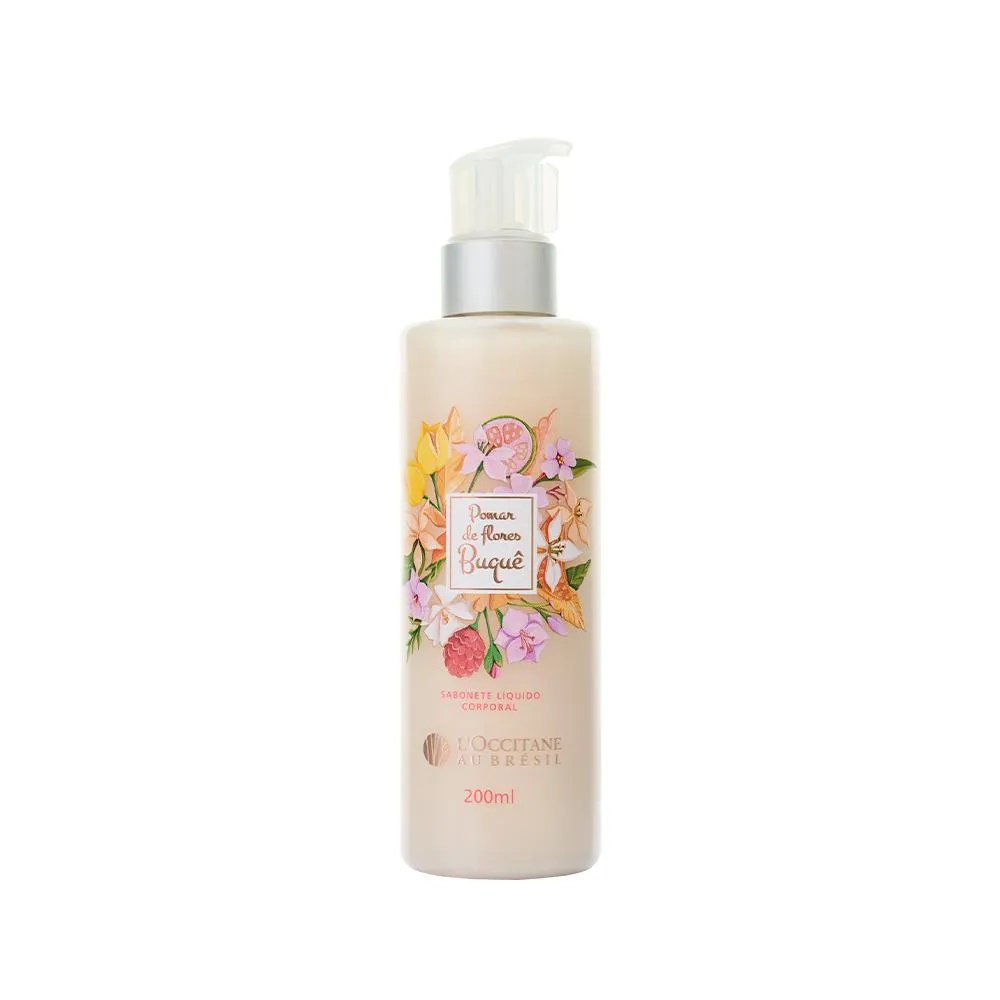L’occitane Pomar Flores Buque Sabonete Liquido Corpo 200Ml