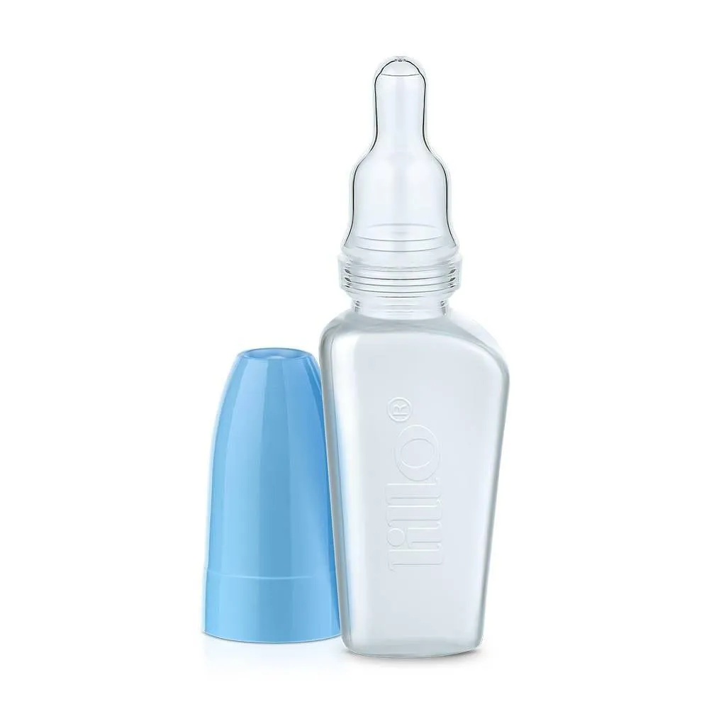 Mamadeira Lillo Miniform com Bico de Silicone Azul 50Ml